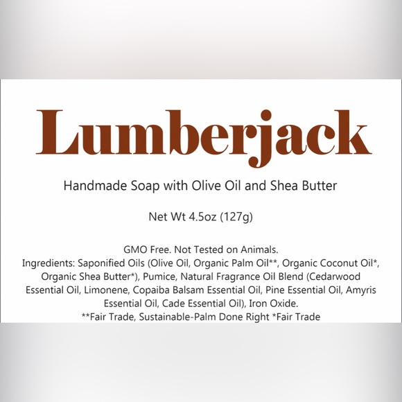 👍🏼 Lumberjack Bar Soap ( Mens) 👍🏼 - Picture 3 of 3